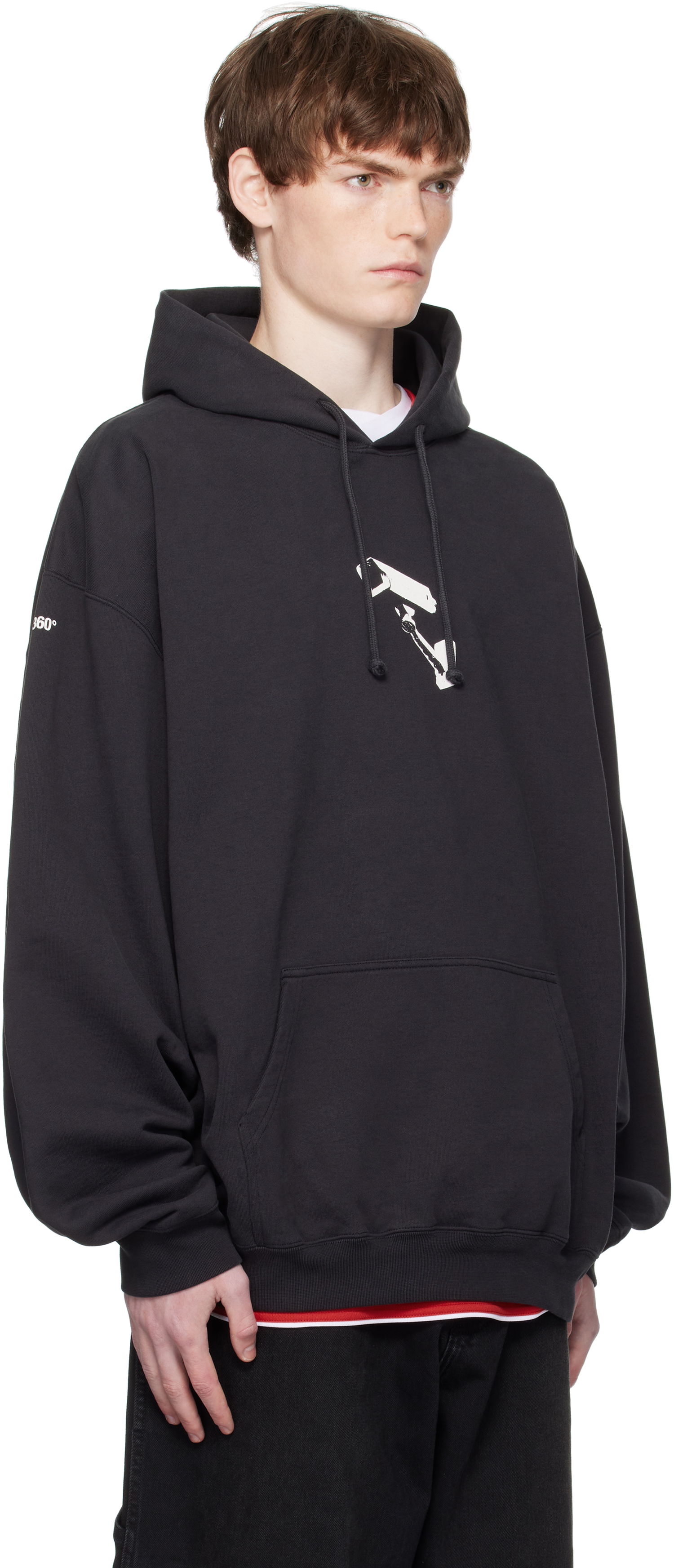 Mikina VETEMENTS Vetements 'CCTV' Oversized Hoodie Čierna | UH76HD440B, 1