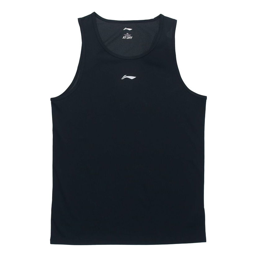 Tielko Li-Ning Logo Training Tank Top Čierna | AVSR067-1