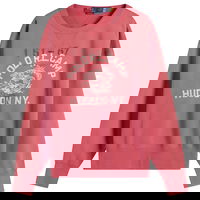 Camp Sweatshirt with Fish and Hudson NY Graphic