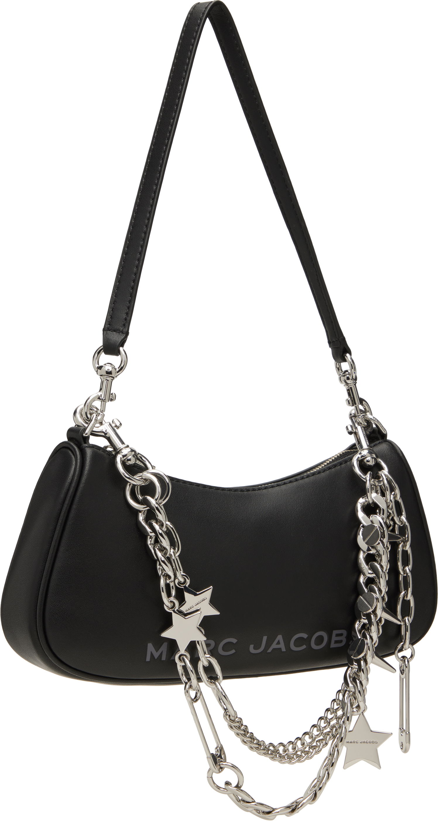 Taška cez rameno Marc Jacobs The Star Charm Shoulder Bag Čierna | 2R4HSH038H02, 1
