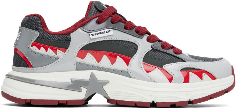 Tenisky a topánky BAPE A Bathing Ape Shark STA #3 Šedá | 001FWL302320L