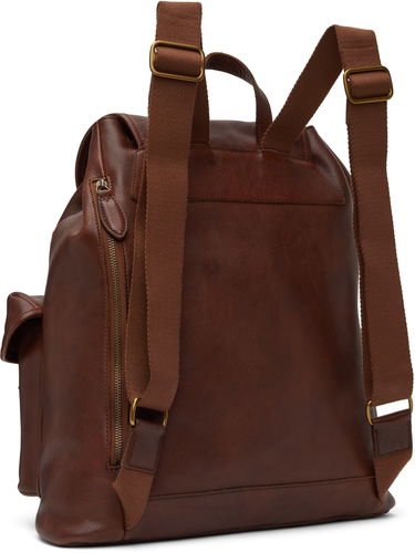 Batoh Polo by Ralph Lauren Ralph Lauren Heritage Leather Backpack Hnedá | 405946036001, 2