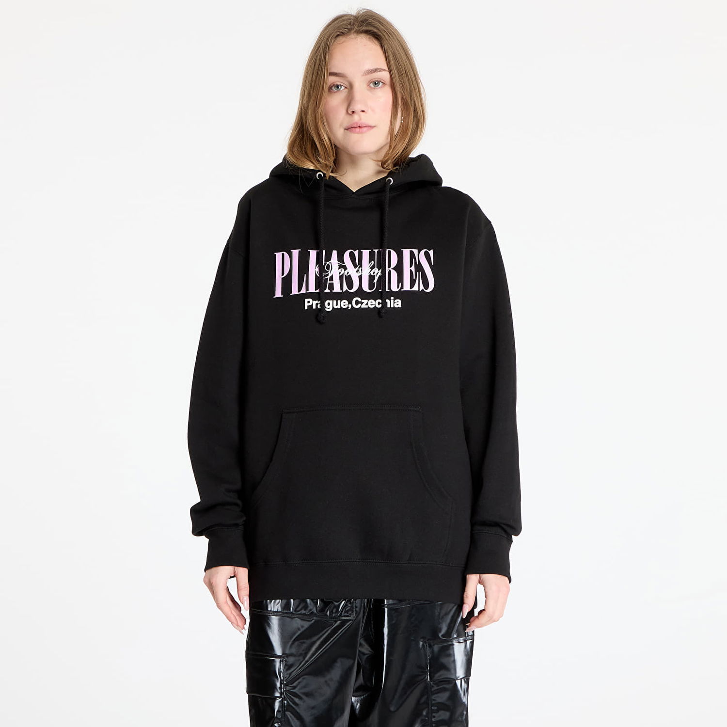 Mikina Pleasures FTSHP x Angel Black Hoodie Čierna | P24W076 BLACK, 1