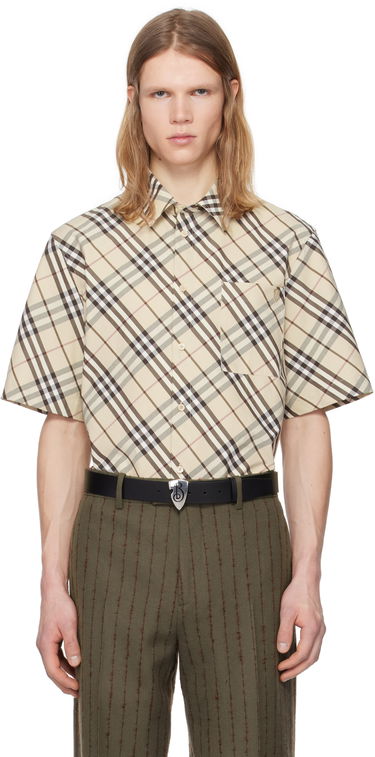 Košeľa Burberry Burberry Check Cotton Shirt Béžová | 8105349, 0