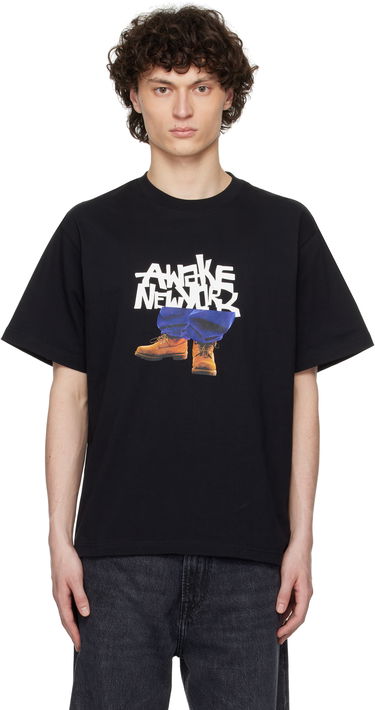 Tričko Awake NY Awake NY Stomper Graphic T-Shirt Čierna | AWK-SP25-TS009, 0