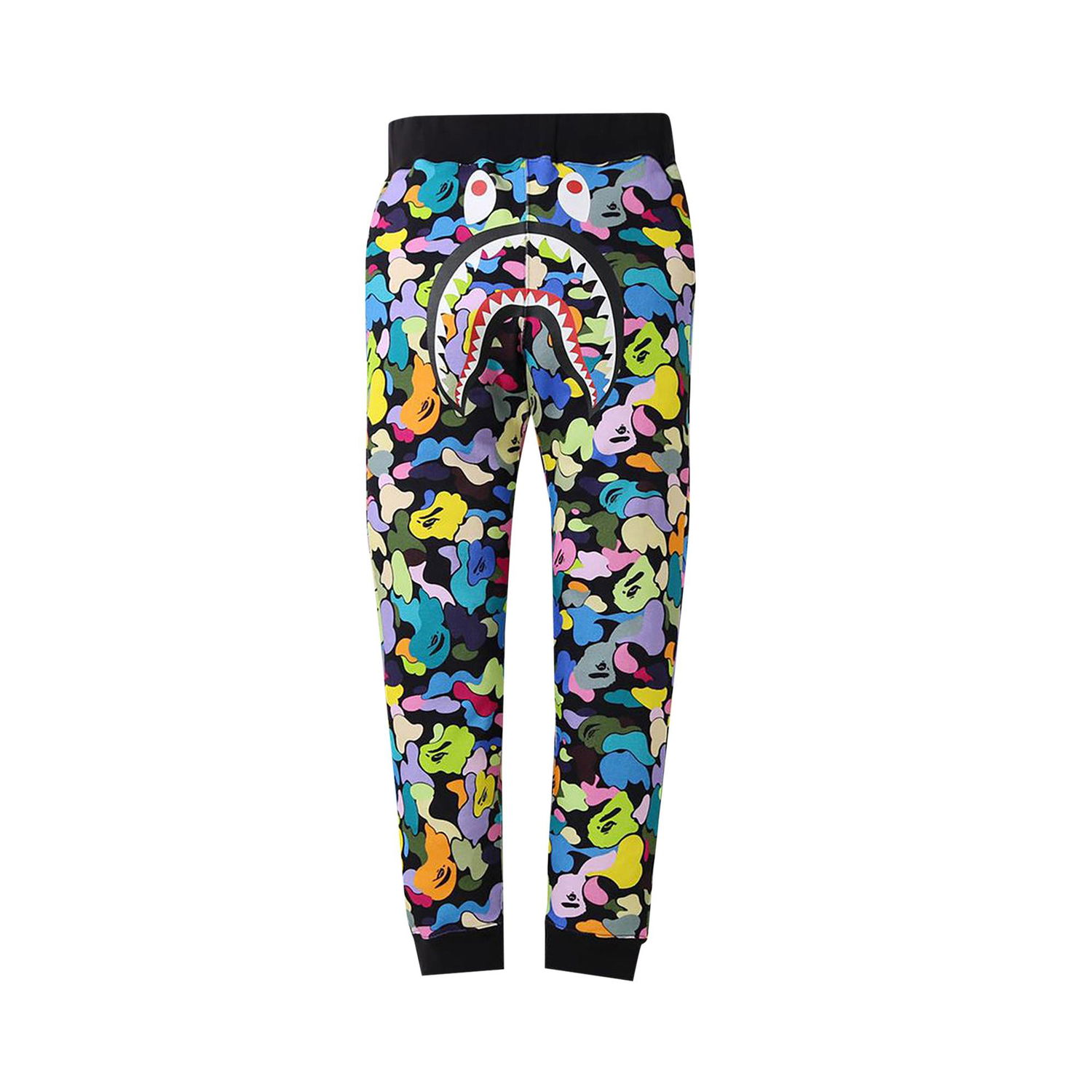 Tepláky BAPE Mutli Camo Shark Slim Sweatpants Čierna | 1G80 152 020 BLACK, 1