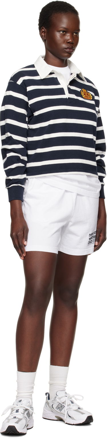 Polo tričko Sporty & Rich Navy & White Striped Cropped Rugby Polo Navy | ST008506243ST39, 3