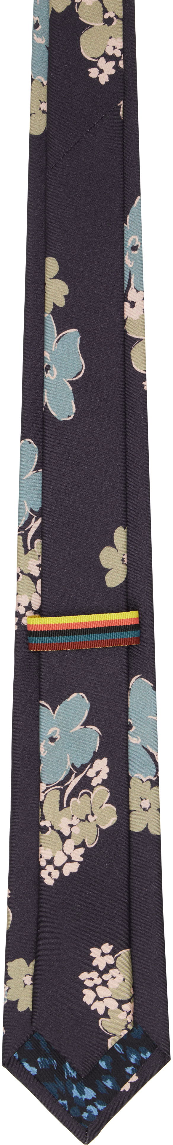 Šál Paul Smith Paul Smith Cosmos Flower Tie Navy | M1A-0TIE-PT376-49, 1