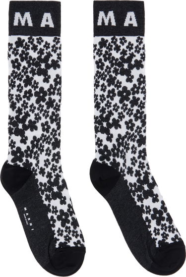 Ponožky Marni Marni Flower Intarsia Socks Čierna | SKMC0205Q0 UFC184, 0