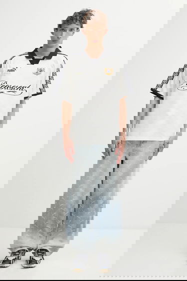 Polo tričko Puma Polo T-shirt PUMA x REPRESENT Biela | 633784, 4