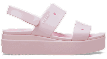 Tenisky a topánky Crocs Brooklyn Low Wedge Sandals Ružová | 210676-6ZW, 0