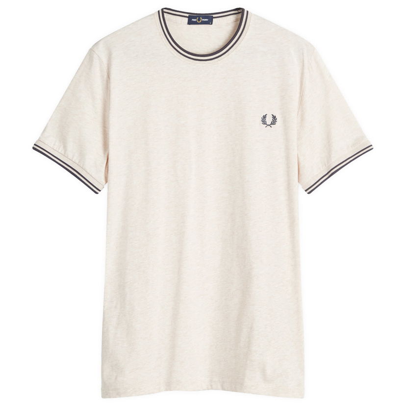 Tričko Fred Perry Twin Tipped T-Shirt Šedá | M1588-W50