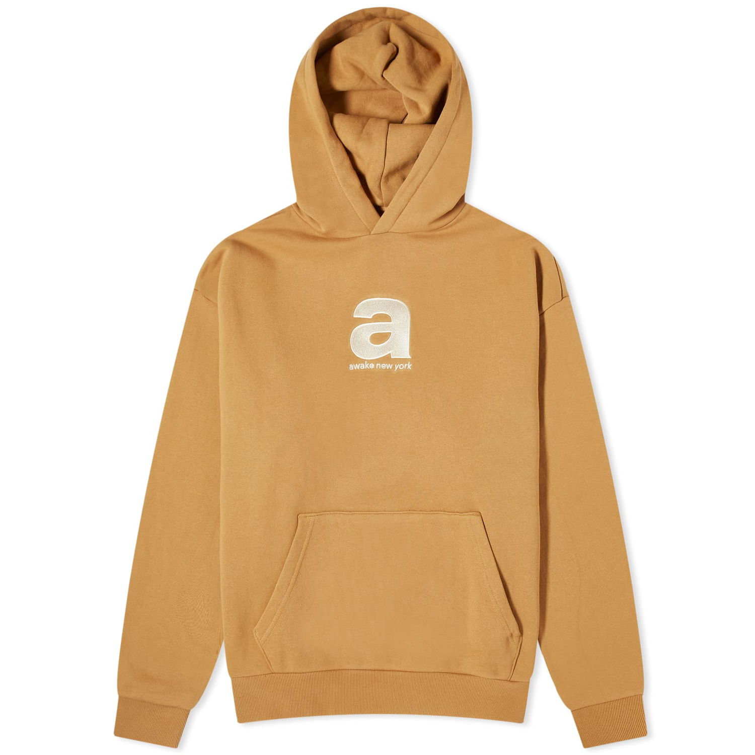 Mikina Awake NY Bold Logo Hoodie Béžová | AWK-FW23-HD001-BGE, 0