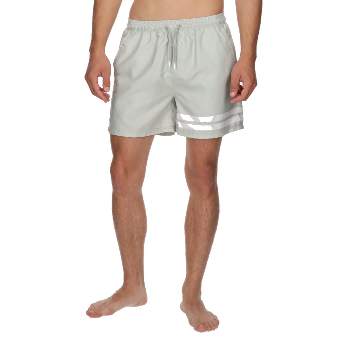 Plavky Ellesse Drawstring Graphic Swim Shorts Šedá | ELA231M216-30, 0