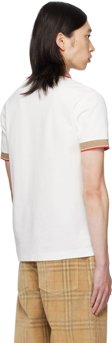 Polo tričko Burberry Burberry Logo Collar Polo Biela | 8110096, 2