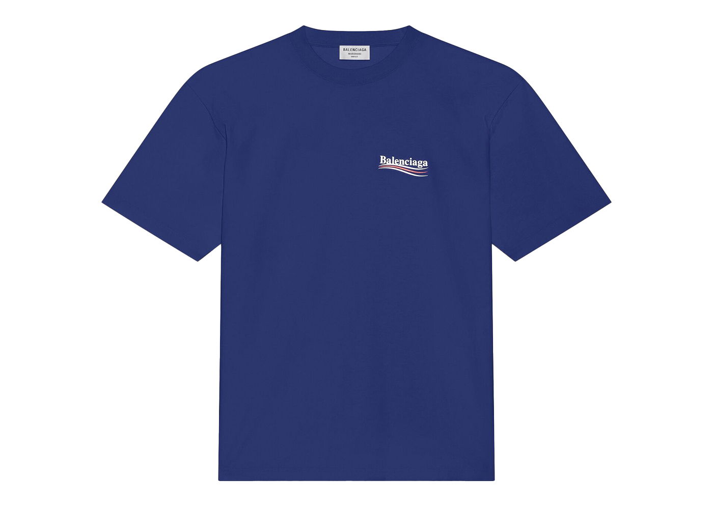 Tričko Balenciaga Political Campaign Large Fit T-Shirt Navy | 620969TIV521195, 0