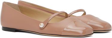 Tenisky a topánky Jimmy Choo Jimmy Choo Elisa Ballerina Flats Ružová | ELISA FLAT PTZ, 3