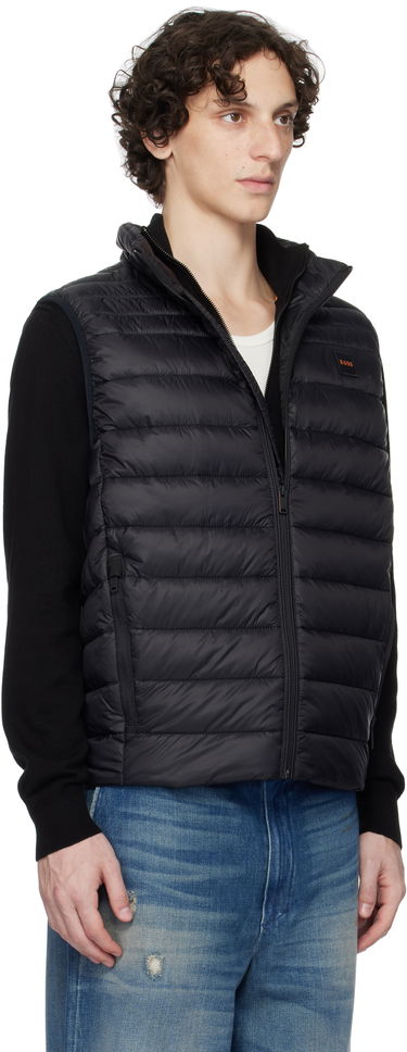 Vesta BOSS BOSS Packable Water-Repellent Puffer Vest Čierna | 50530966, 1