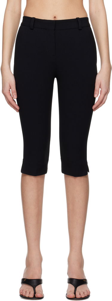 Nohavice TOTEME TOTEME Capri Trousers Čierna | 252-WRB0251-FB0380, 0