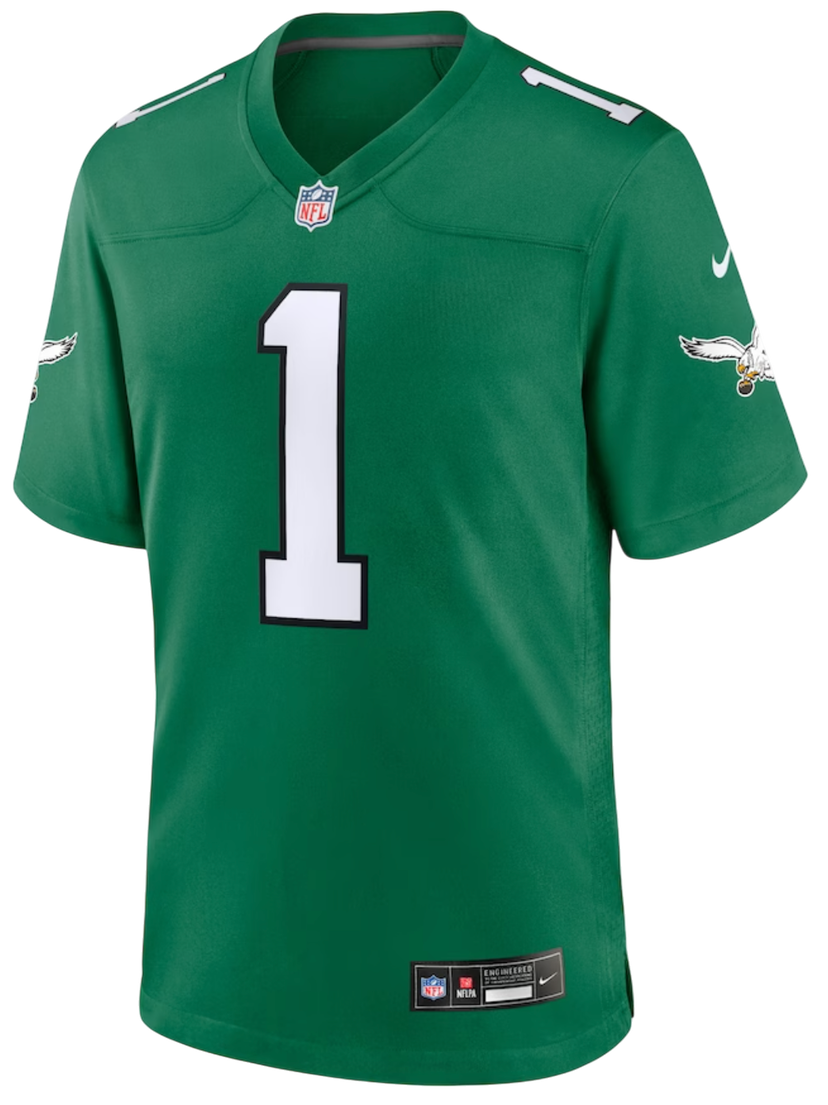 Dres Nike NFL Philadelphia Eagles J.Hurts 1 Jersey Zelené | 67nm-03t7-86f-cy0-86f