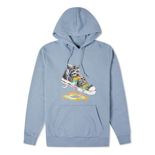 Mikina Converse Converse Graphic Print Pullover Hoodie Modrá | 10022937-A03, 0