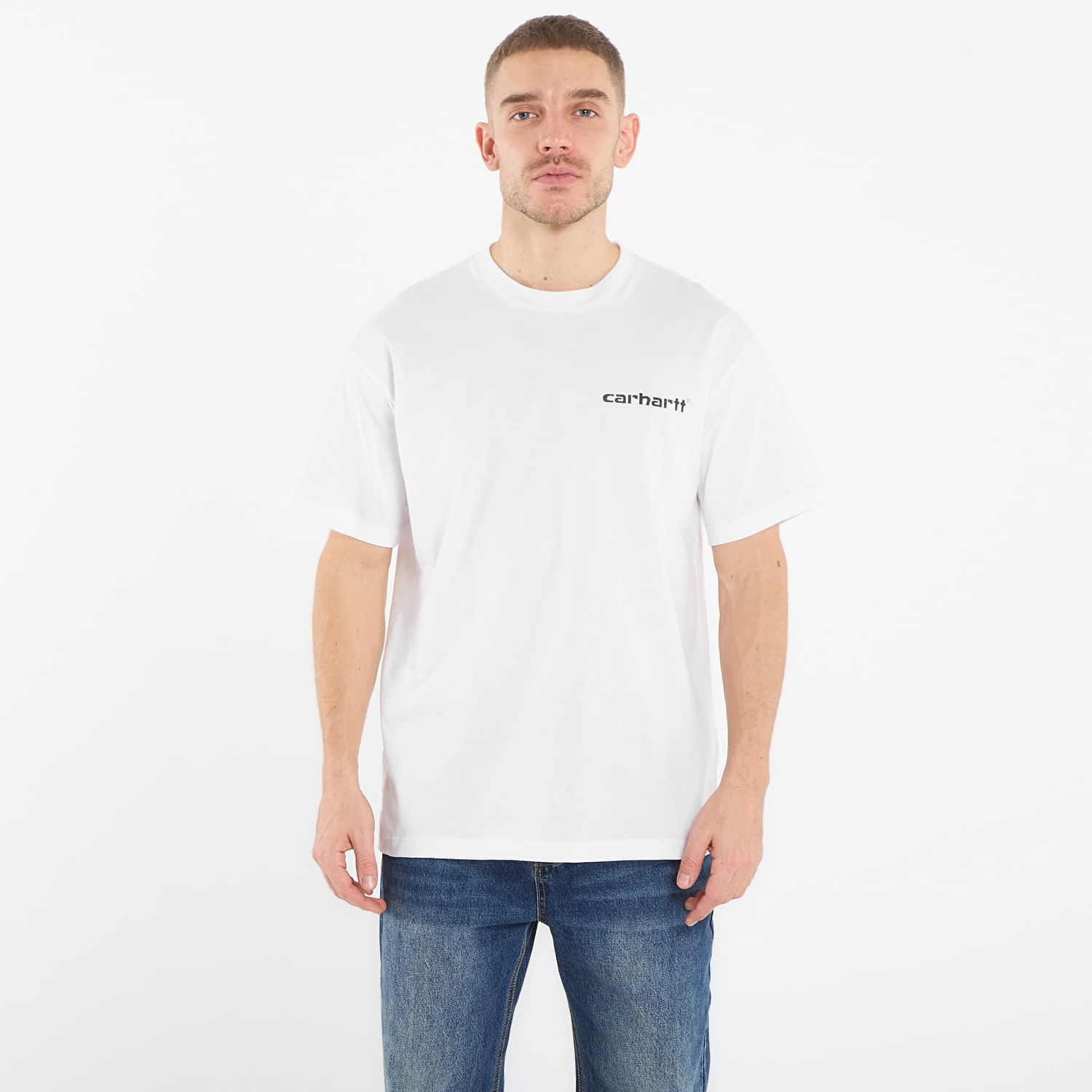 Tričko Carhartt WIP S/S Archive Script T-Shirt Biela | I036001.02XX, 0