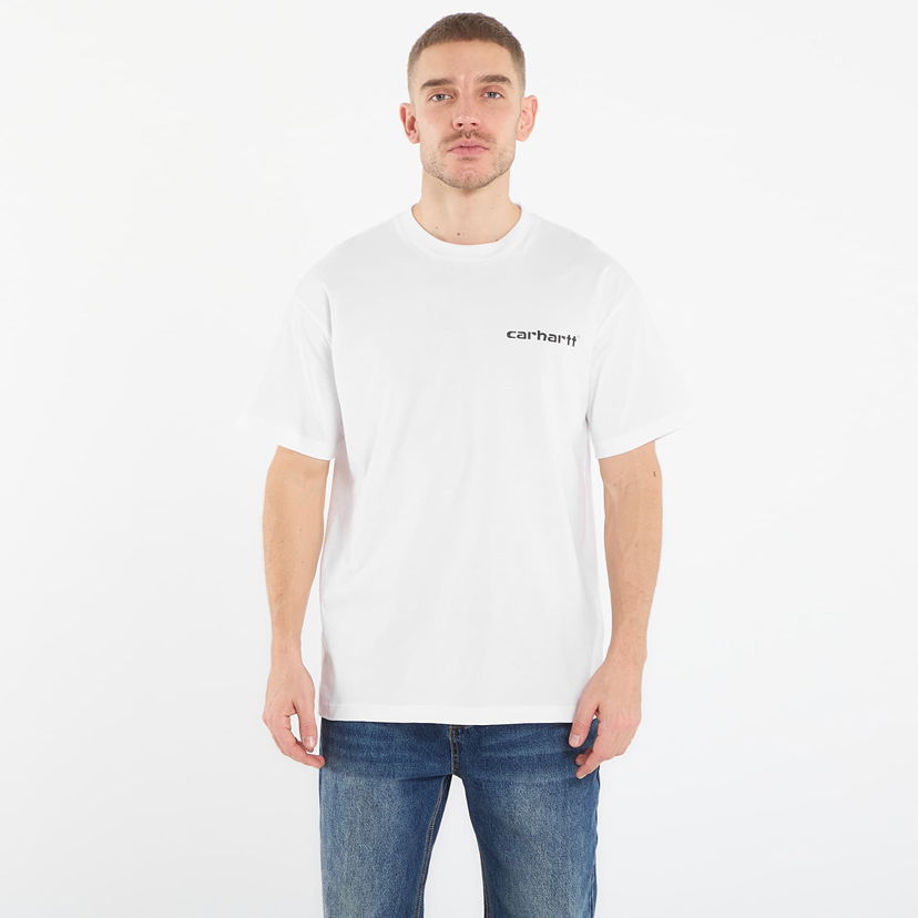 Tričko Carhartt WIP S/S Archive Script T-Shirt Biela | I036001.02XX