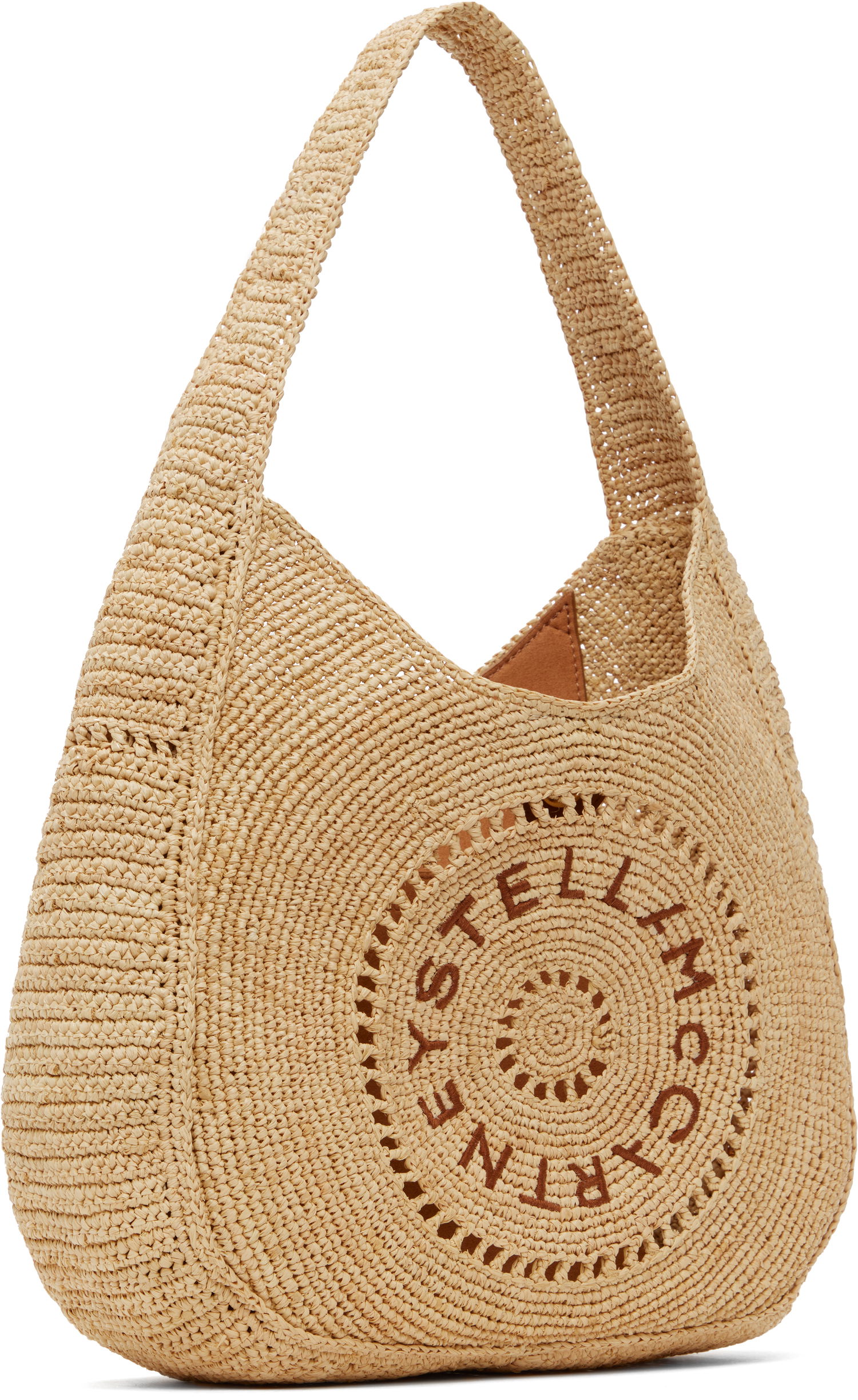 Kabelka Stella McCartney Stella McCartney Raffia Slouchy Logo Tote Béžová | 7B0165WP0375, 1