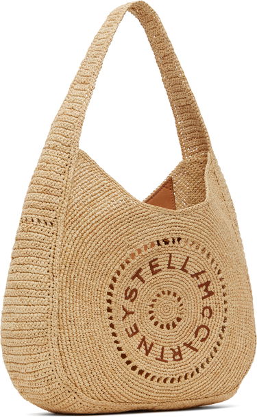 Kabelka Stella McCartney Stella McCartney Raffia Slouchy Logo Tote Béžová | 7B0165WP0375, 1