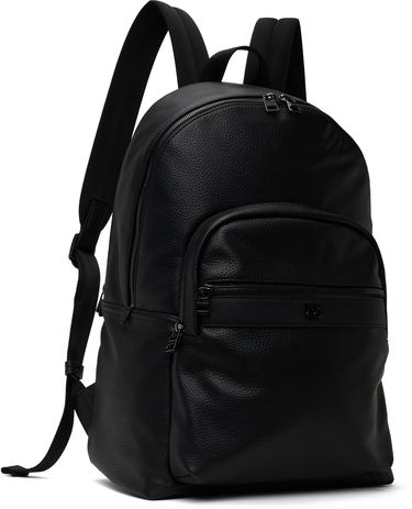 Batoh BOSS Logo Hardware Faux-Leather Backpack Čierna | 50547423, 1