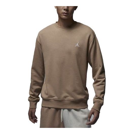 Sveter Jordan Essentials Logo Sweatshirt Hnedá | FQ1865-200