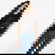 Short Sleeve Rhinestone Teddy Bear Unique Attitude T-Shirt