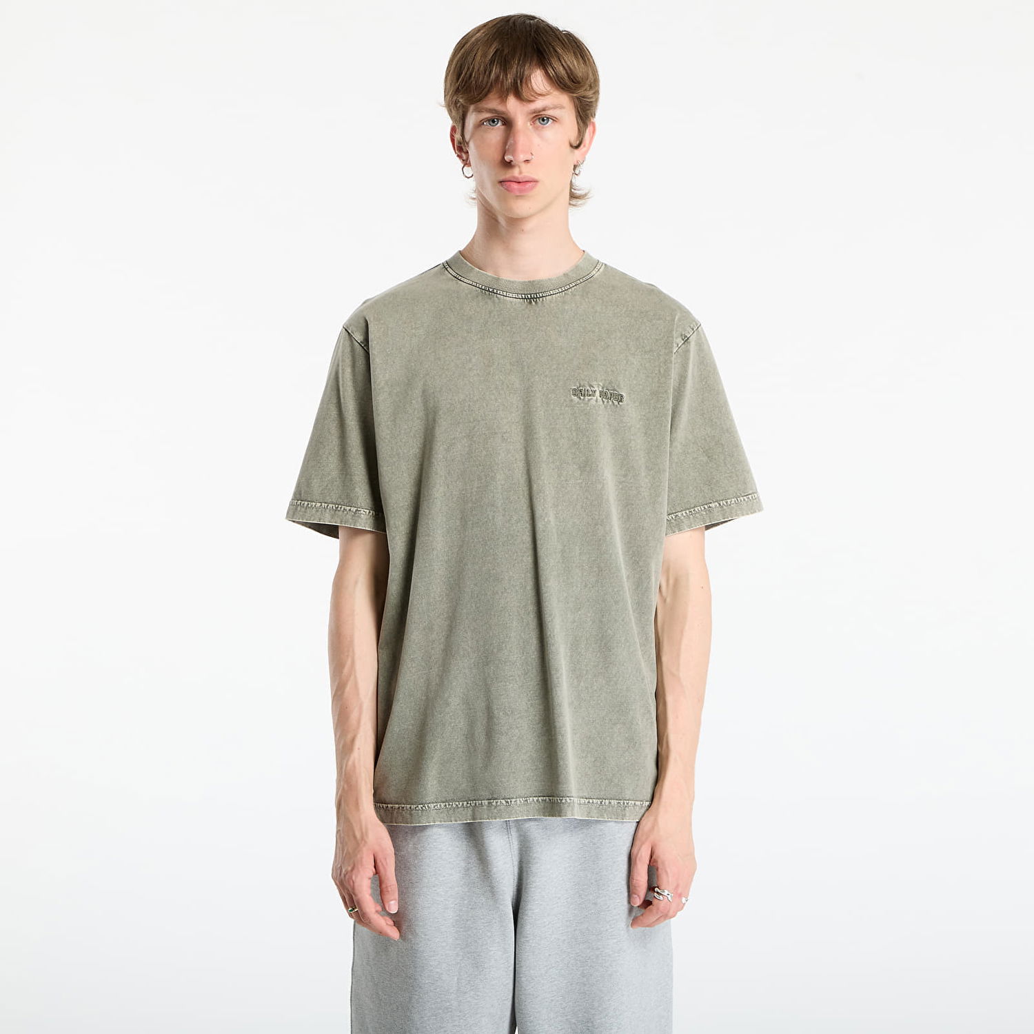 Tričko DAILY PAPER Daily Paper Dias Washed Tee Zelené | 2522032, 0