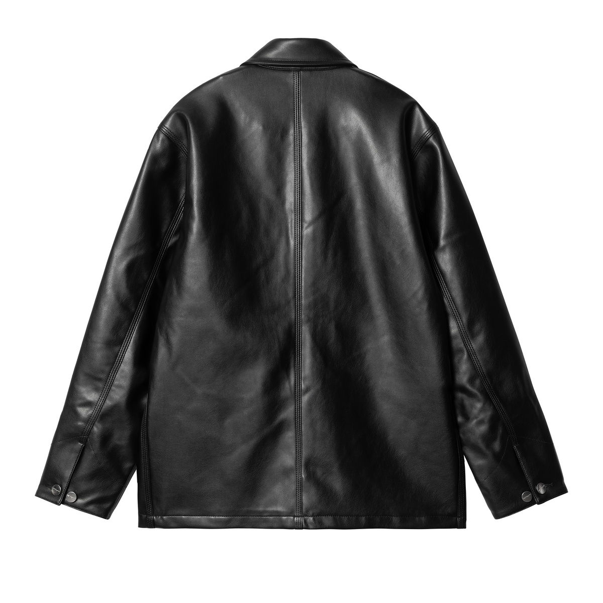 Bunda Carhartt WIP Faux Leather Chore Jacket Čierna | I034447_4, 1