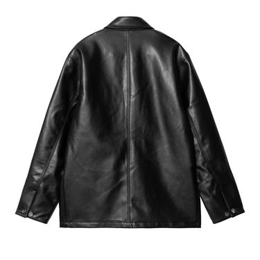Bunda Carhartt WIP Faux Leather Chore Jacket Čierna | I034447_4, 1