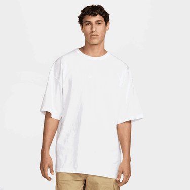 Tričko Nike Sportswear Premium Essentials Oversized T-Shirt Biela | HF9606-100, 0