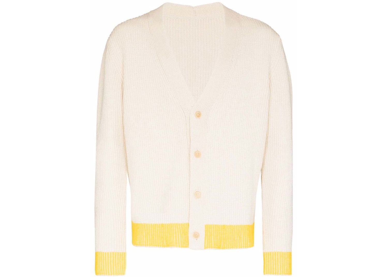 Mikina Jacquemus Le Cardigan Limone Béžová | 225KN071-2068 150, 0