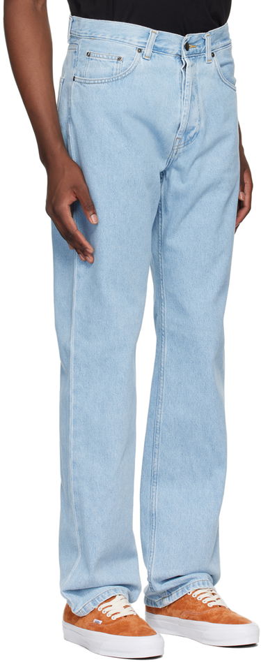 Džínsy Carhartt WIP Nolan Straight-Leg Jeans Navy | I033006, 4