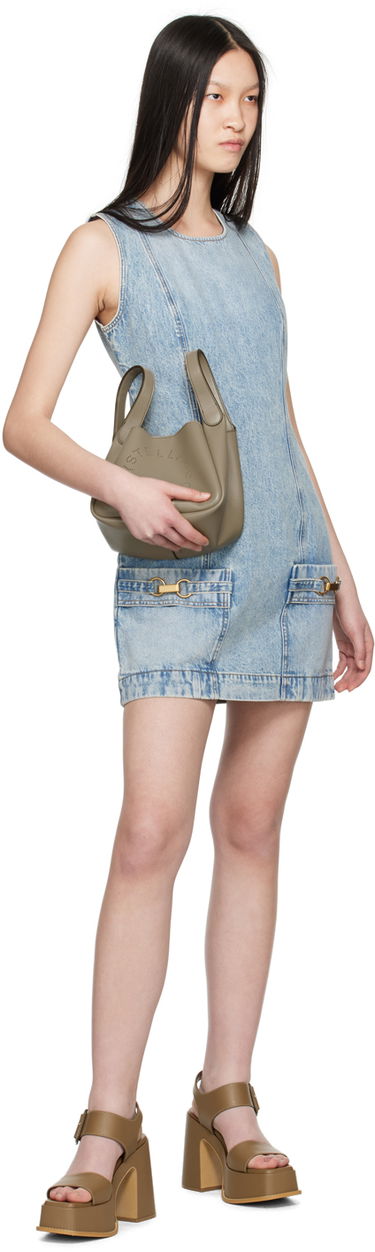 Šaty Stella McCartney Faded Denim Mini Dress Modrá | 6D03123SPH83, 3
