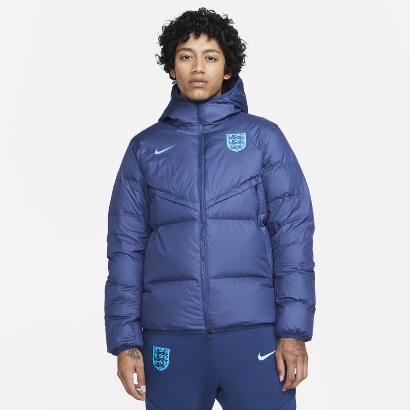 Prešívaná bunda Nike England Strike Storm-FIT Down Football Jacket Modrá | DQ0937-492, 0
