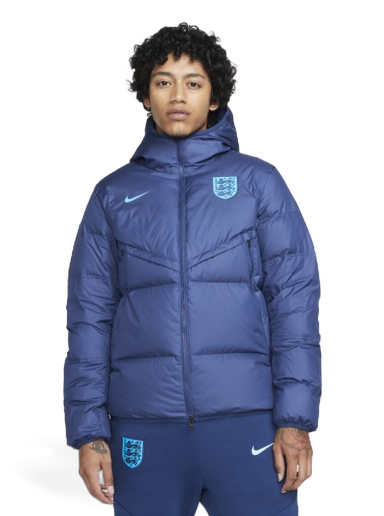 Prešívaná bunda Nike England Strike Storm-FIT Down Football Jacket Modrá | DQ0937-492