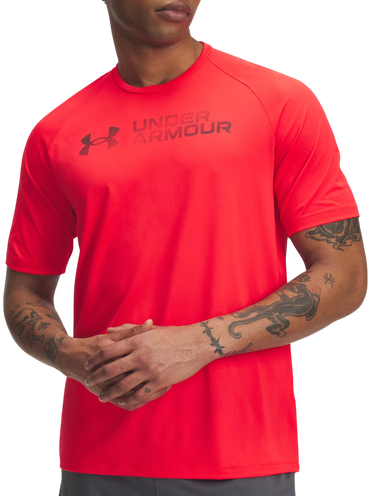 Tričko Under Armour Tech Reflective Short Sleeve T-Shirt Červená | 6005116-713, 0