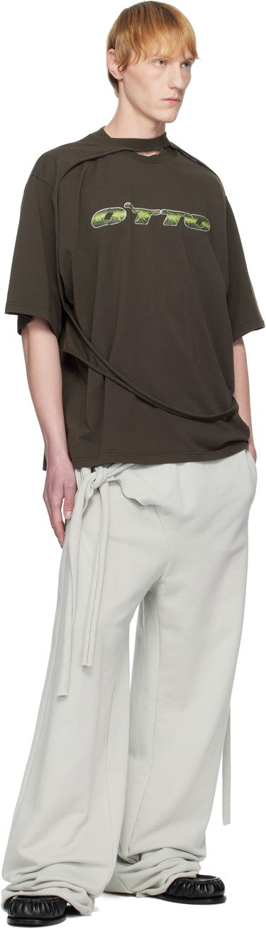 Tričko Ottolinger Ottolinger Oversized Flap T-Shirt Hnedá | 115-103415-02, 3