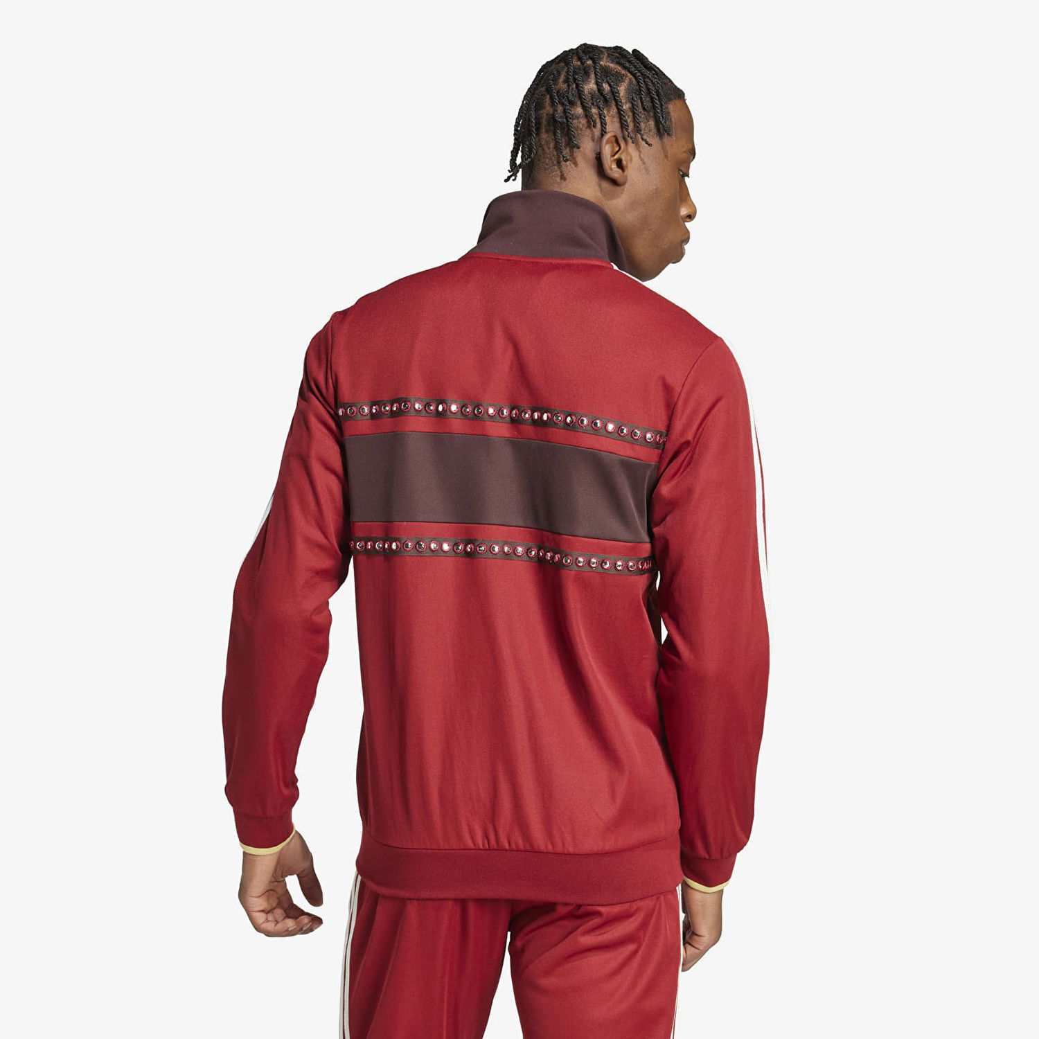 Súprava adidas Originals Retro Sports Cricket-Inspired Track Top Červená | KA4388, 1