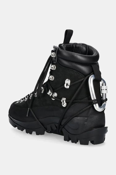 Tenisky a topánky HELIOT EMIL Black Leather Hiking Boots Čierna | HE.17.024.BLK01, 2