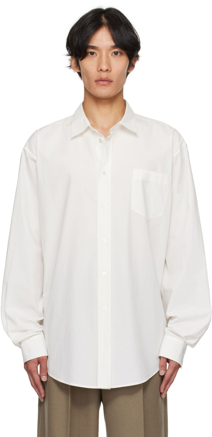 Košeľa The Row The Row Thane Shirt Biela | 1131-W4075