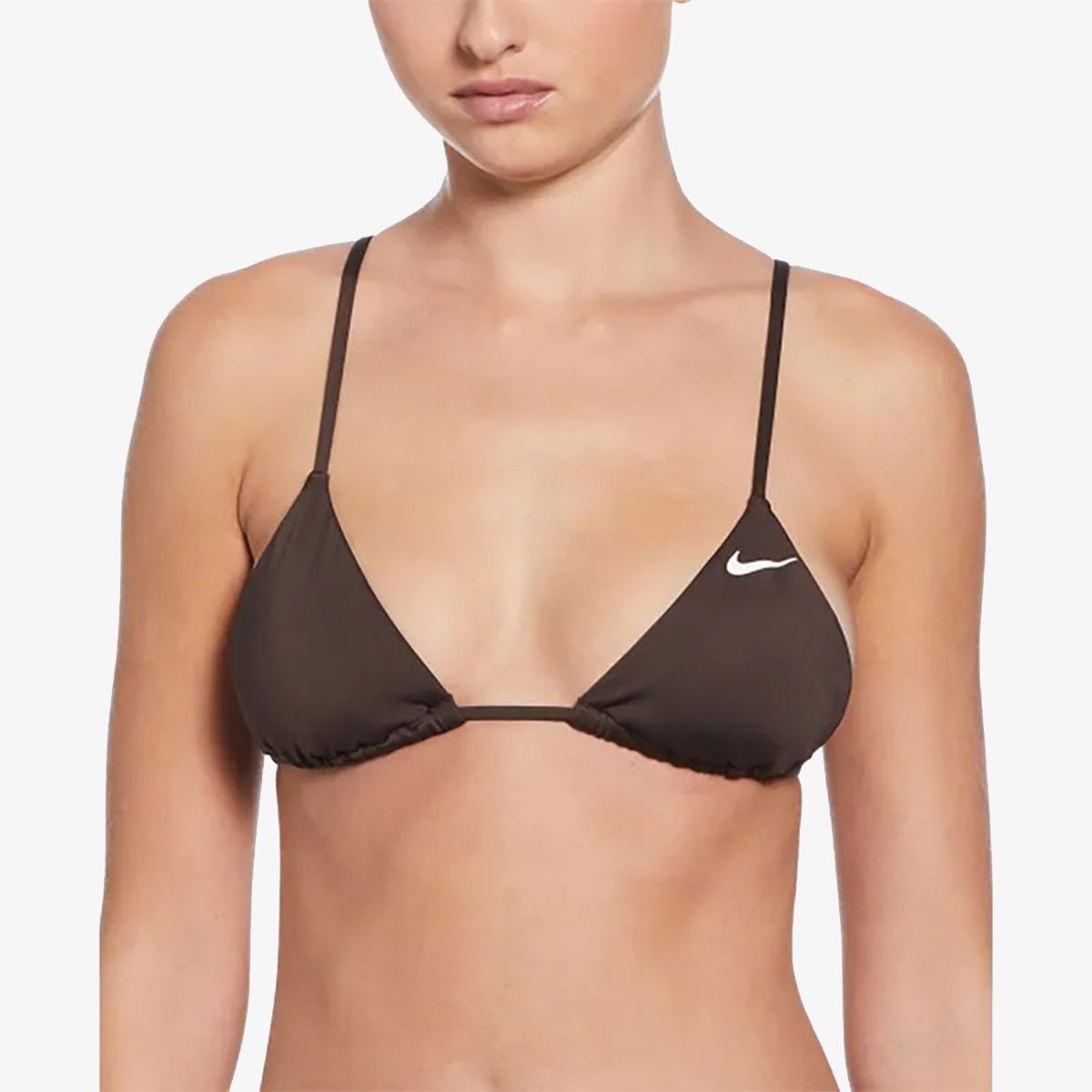 Plavky Nike Swim Triangle Bikini Top Hnedá | NESSF239-206, 0