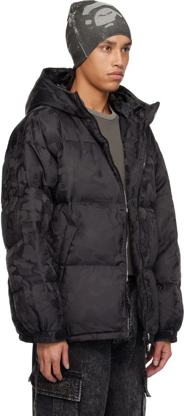Prešívaná bunda BAPE A Bathing Ape Camo Jacquard Down Jacket Fialová | 001DNK801001M, 4