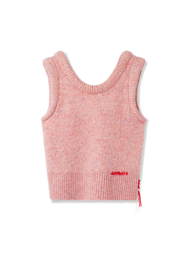 Vesta AXEL ARIGATO Ana Fluffy Sleeveless Knitted Vest Ružová | A3357001, 0