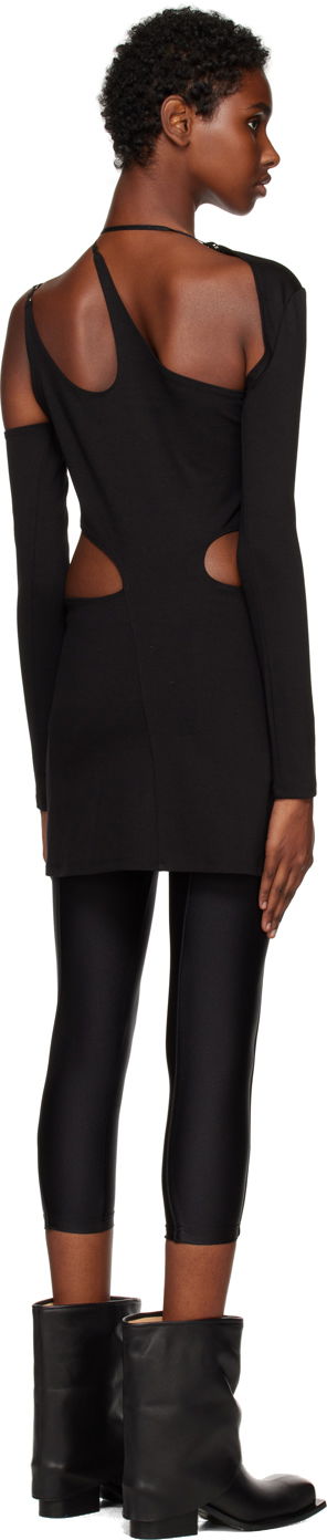 Šaty HELIOT EMIL Cutout Long Sleeve Minidress Čierna | AW22_W_11_025_P04_BLK01, 2